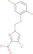 4-Chloro-1-[(2,5-difluorophenoxy)methyl]-3-nitro-1H-pyrazole