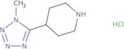 4-(1-Methyl-1H-1,2,3,4-tetrazol-5-yl)piperidine hydrochloride