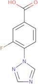 3-Fluoro-4-(1H-1,2,4-triazol-1-yl)benzoic acid