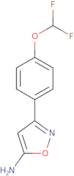 3-[4-(difluoromethoxy)phenyl]-1,2-oxazol-5-amine