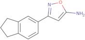 3-(2,3-Dihydro-1H-inden-5-yl)-1,2-oxazol-5-amine