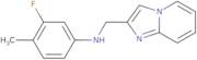 3-Fluoro-N-(imidazo[1,2-a]pyridin-2-ylmethyl)-4-methylaniline