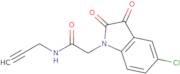 2-(5-Chloro-2,3-dioxo-2,3-dihydro-1H-indol-1-yl)-N-(prop-2-yn-1-yl)acetamide