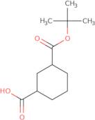 3-[(tert-Butoxy)carbonyl]cyclohexane-1-carboxylic acid