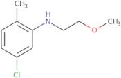 5-Chloro-N-(2-methoxyethyl)-2-methylaniline