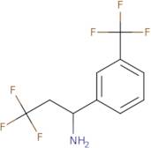 3,3,3-Trifluoro-1-[3-(trifluoromethyl)phenyl]propan-1-amine