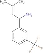 3-Methyl-1-[3-(trifluoromethyl)phenyl]butan-1-amine