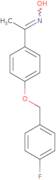 N-(1-{4-[(4-Fluorophenyl)methoxy]phenyl}ethylidene)hydroxylamine