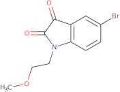 5-Bromo-1-(2-methoxyethyl)-2,3-dihydro-1H-indole-2,3-dione