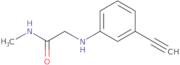 2-[(3-Ethynylphenyl)amino]-N-methylacetamide
