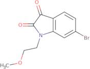 6-Bromo-1-(2-methoxyethyl)-2,3-dihydro-1H-indole-2,3-dione