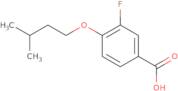 3-Fluoro-4-(isopentyloxy)benzoic acid