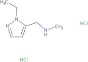 [(1-Ethyl-1H-pyrazol-5-yl)methyl](methyl)amine dihydrochloride