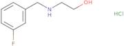 2-{[(3-Fluorophenyl)methyl]amino}ethan-1-ol hydrochloride