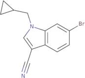 6-Bromo-1-cyclopropylmethyl-1H-indole-3-carbonitrile