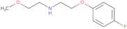 [2-(4-Fluorophenoxy)ethyl](2-methoxyethyl)amine