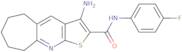 3-Amino-N-(4-fluorophenyl)-6,7,8,9-tetrahydro-5H-cyclohepta[b]thieno[3,2-E]pyridine-2-carboxamide