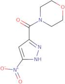 4-[(3-Nitro-1H-pyrazol-5-yl)carbonyl]morpholine