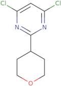 4,6-Dichloro-2-(oxan-4-yl)pyrimidine