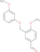 4-Methoxy-3-[(3-methoxyphenoxy)methyl]benzaldehyde