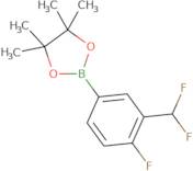 2-(3-(Difluoromethyl)-4-fluorophenyl)-4,4,5,5-tetramethyl-1,3,2-dioxaborolane