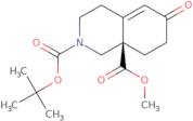 2-tert-butyl 8a-Methyl (8aR)-6-oxo-1,2,3,4,6,7,8,8a-octahydroisoquinoline-2,8a-dicarboxylate ee