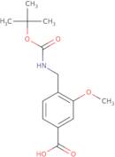 4-({[(tert-Butoxy)carbonyl]amino}methyl)-3-methoxybenzoic acid