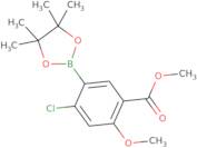 4-Chloro-2-methoxy-5-(4,4,5,5-tetramethyl-[1,3,2]dioxaborolan-2-yl)benzoic Acid Methyl Ester