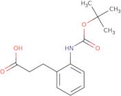 3-(2-{[(tert-Butoxy)carbonyl]amino}phenyl)propanoic acid