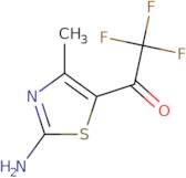 1-(2-Amino-4-methyl-1,3-thiazol-5-yl)-2,2,2-trifluoroethan-1-one