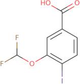 3-(Difluoromethoxy)-4-iodobenzoic acid