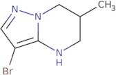 3-Bromo-6-methyl-4H,5H,6H,7H-pyrazolo[1,5-a]pyrimidine