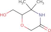 6-(Hydroxymethyl)-5,5-dimethylmorpholin-3-one