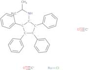Chlorodicarbonyl(1-(isopropylamino)-2,3,4,5-tetraphenylcyclopentadienyl)ruthenium(II)