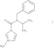 1-{[Benzyl(isopropyl)amino]carbonyl}-3-methyl-1H-imidazol-3-ium iodide