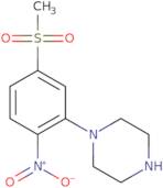 N-(5-Methylsulphonyl-2-nitrophenyl)piperazine
