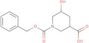 1-Cbz-5-hydroxypiperidine-3-carboxylic Acid