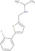 {[5-(2-Fluorophenyl)thiophen-2-yl]methyl}(propan-2-yl)amine