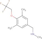 {[3,5-Dimethyl-4-(2,2,2-trifluoroethoxy)phenyl]methyl}(methyl)amine