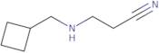 3-[(Cyclobutylmethyl)amino]propanenitrile