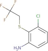 3-Chloro-2-[(2,2,2-trifluoroethyl)sulfanyl]aniline