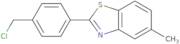 2-[4-(Chloromethyl)phenyl]-5-methyl-1,3-benzothiazole