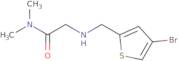 2-{[(4-Bromothiophen-2-yl)methyl]amino}-N,N-dimethylacetamide