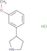 3-(3-Methoxyphenyl)pyrrolidine hydrochloride