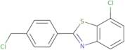 7-Chloro-2-[4-(chloromethyl)phenyl]-1,3-benzothiazole