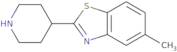 5-Methyl-2-(piperidin-4-yl)-1,3-benzothiazole