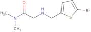 2-{[(5-Bromothiophen-2-yl)methyl]amino}-N,N-dimethylacetamide