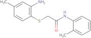 2-[(2-Amino-4-methylphenyl)sulfanyl]-N-(2-methylphenyl)acetamide