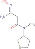 2-(N'-Hydroxycarbamimidoyl)-N-methyl-N-(thiolan-3-yl)acetamide