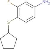 4-(Cyclopentylsulfanyl)-3-fluoroaniline